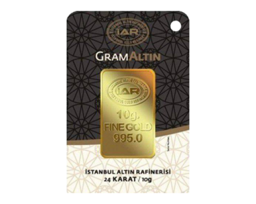 10 gr 24 Ayar Gram Külçe Altın