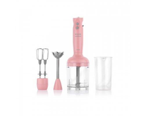 Schafer Elektro Chef Mini Blender Set - 9 Parça - Pembe